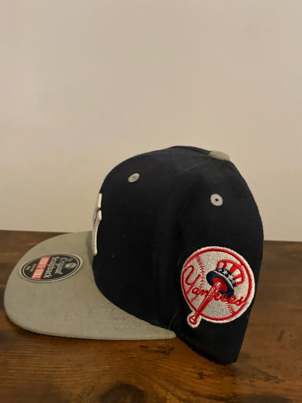 MLB New York Yankees Navy and Gray Snapback Hat